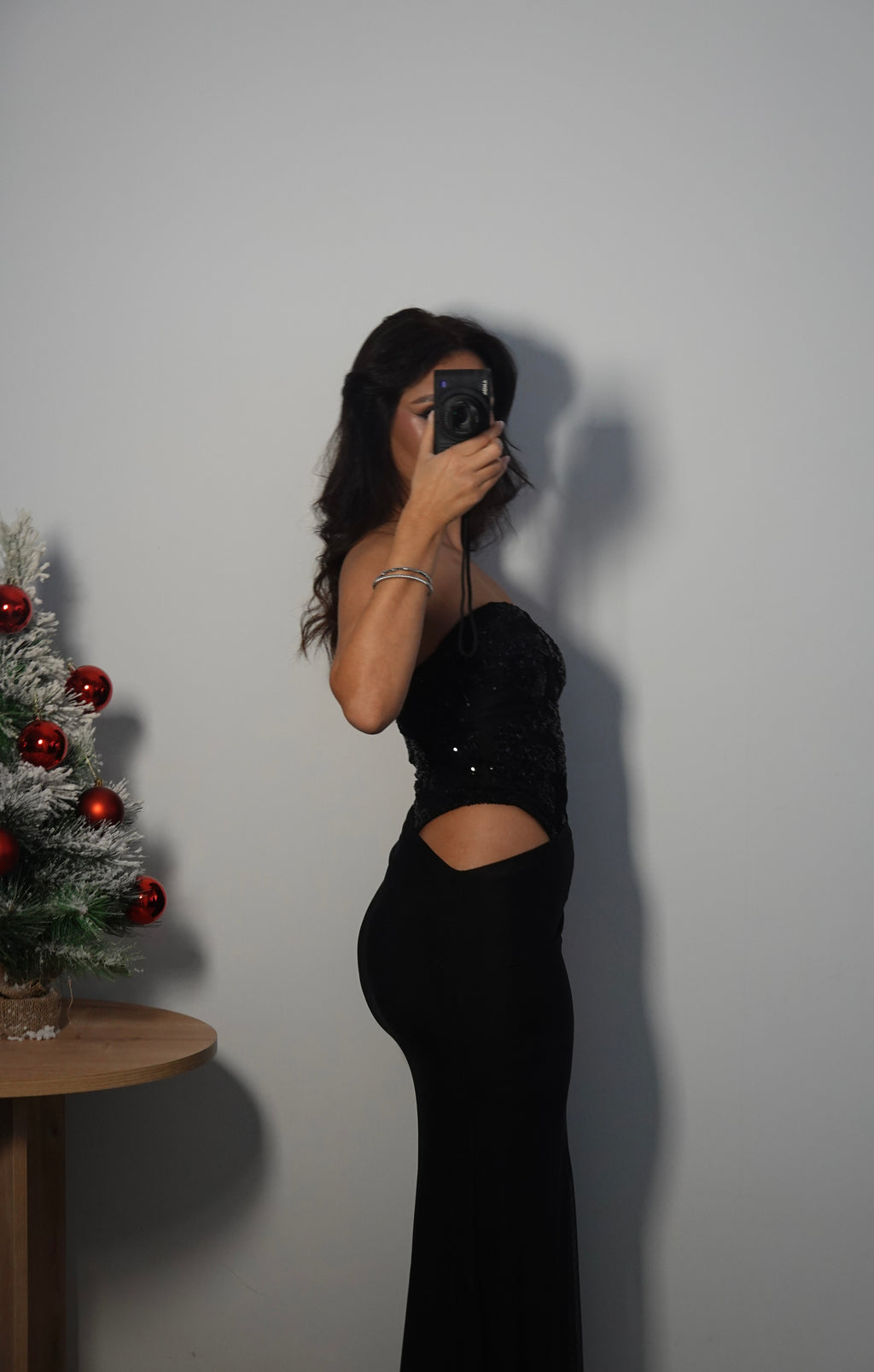 Cuerpo Brillos con falda - Negro