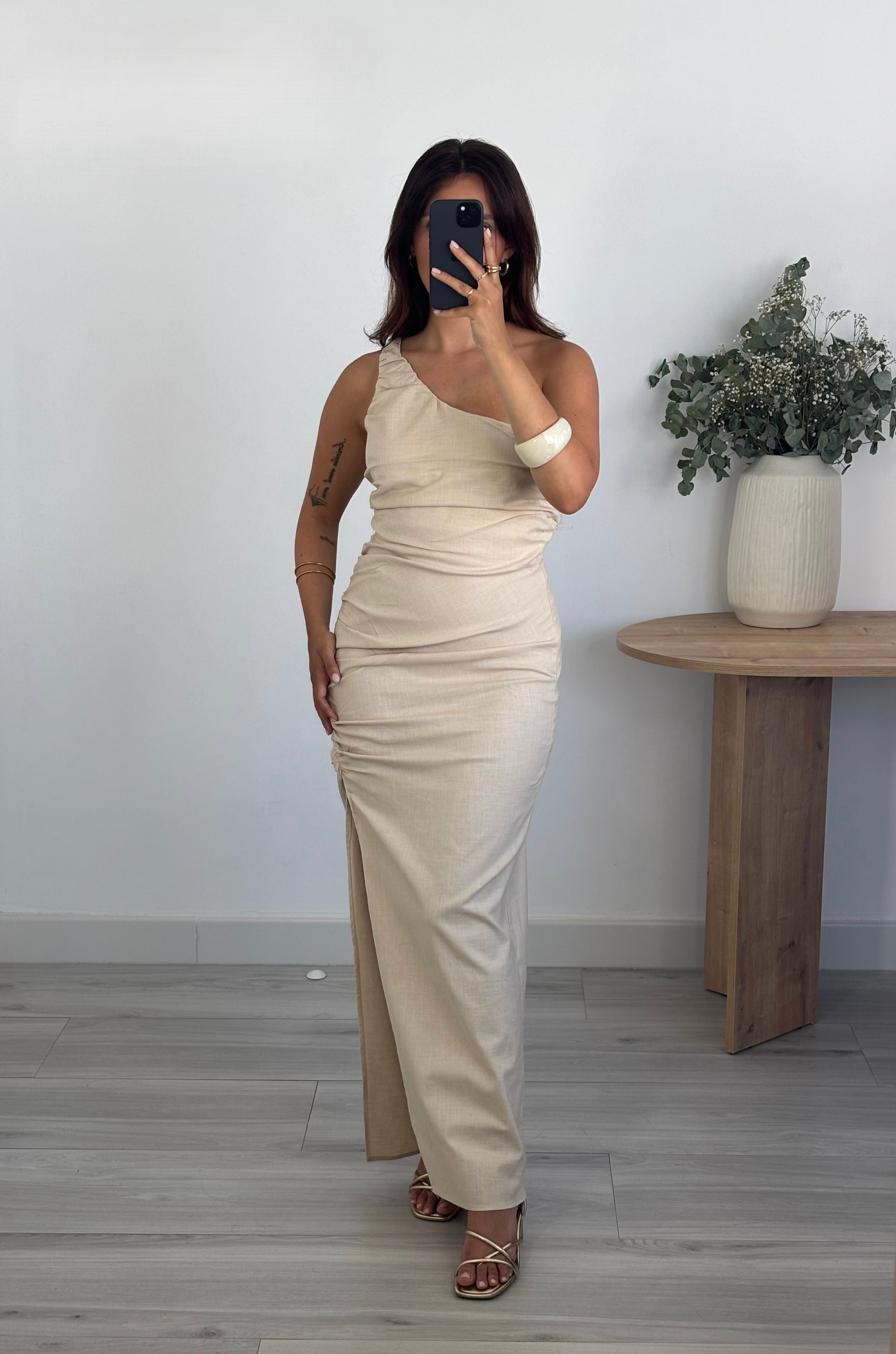 Vestido Drapeado