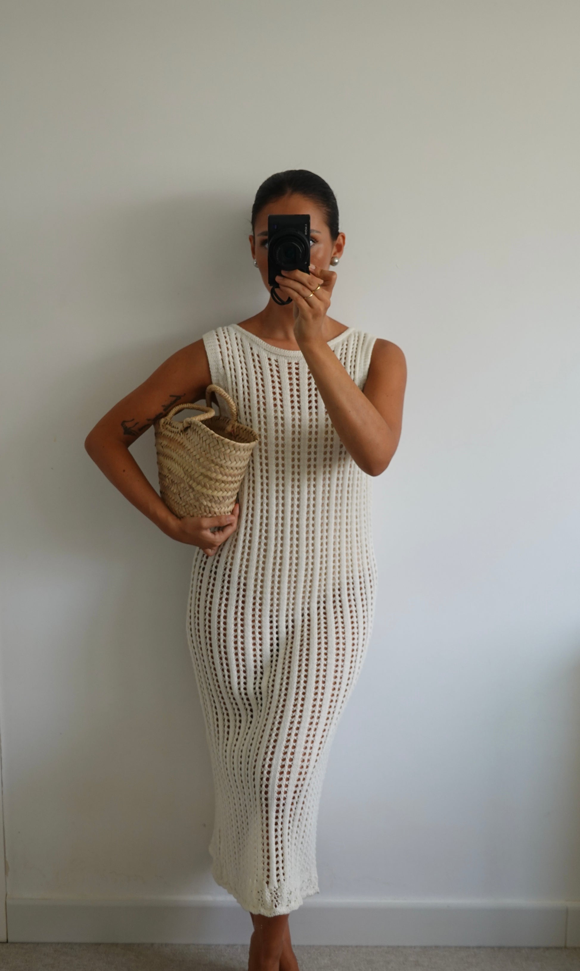 Vestido Midi Crochet