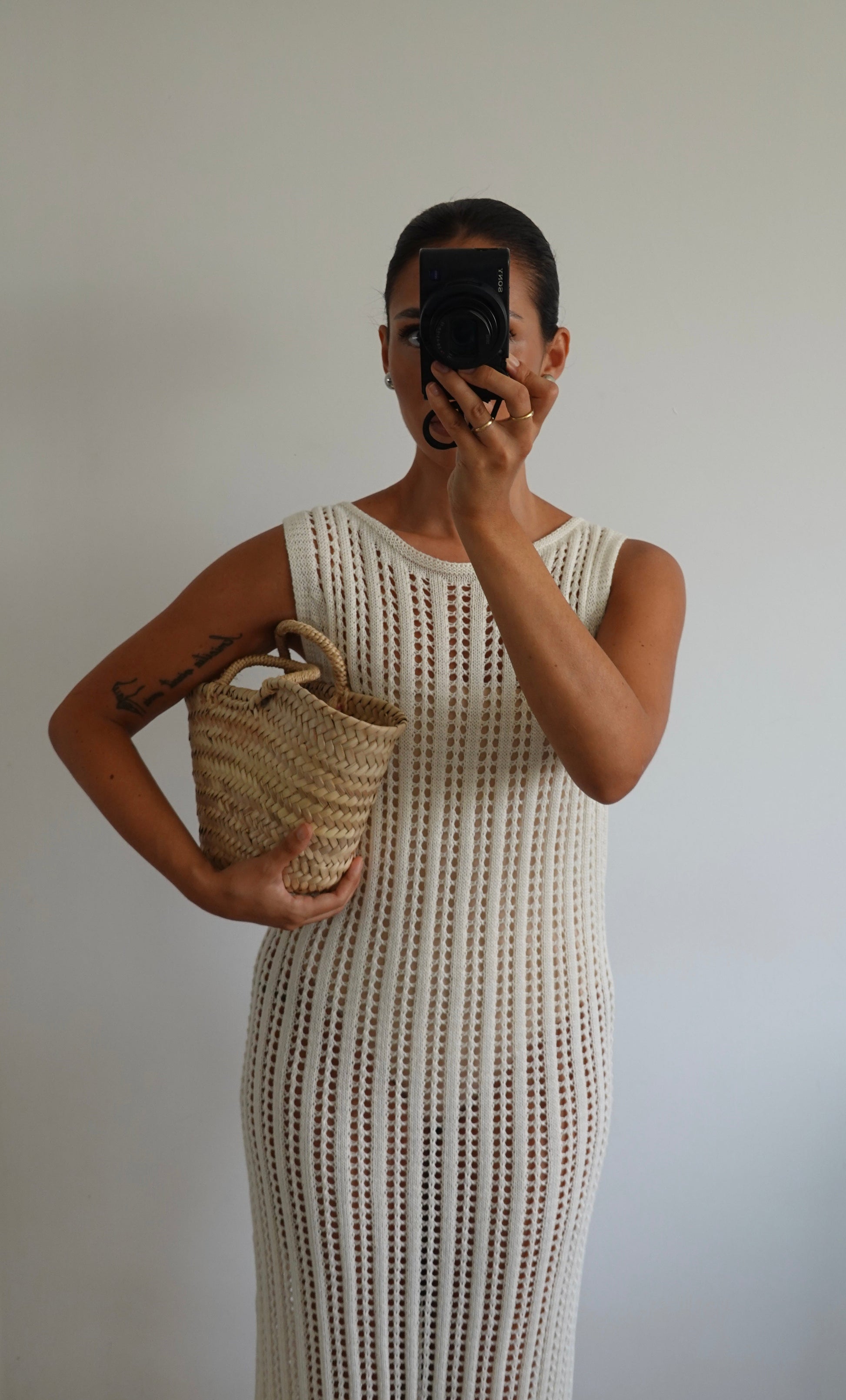 Vestido Midi Crochet