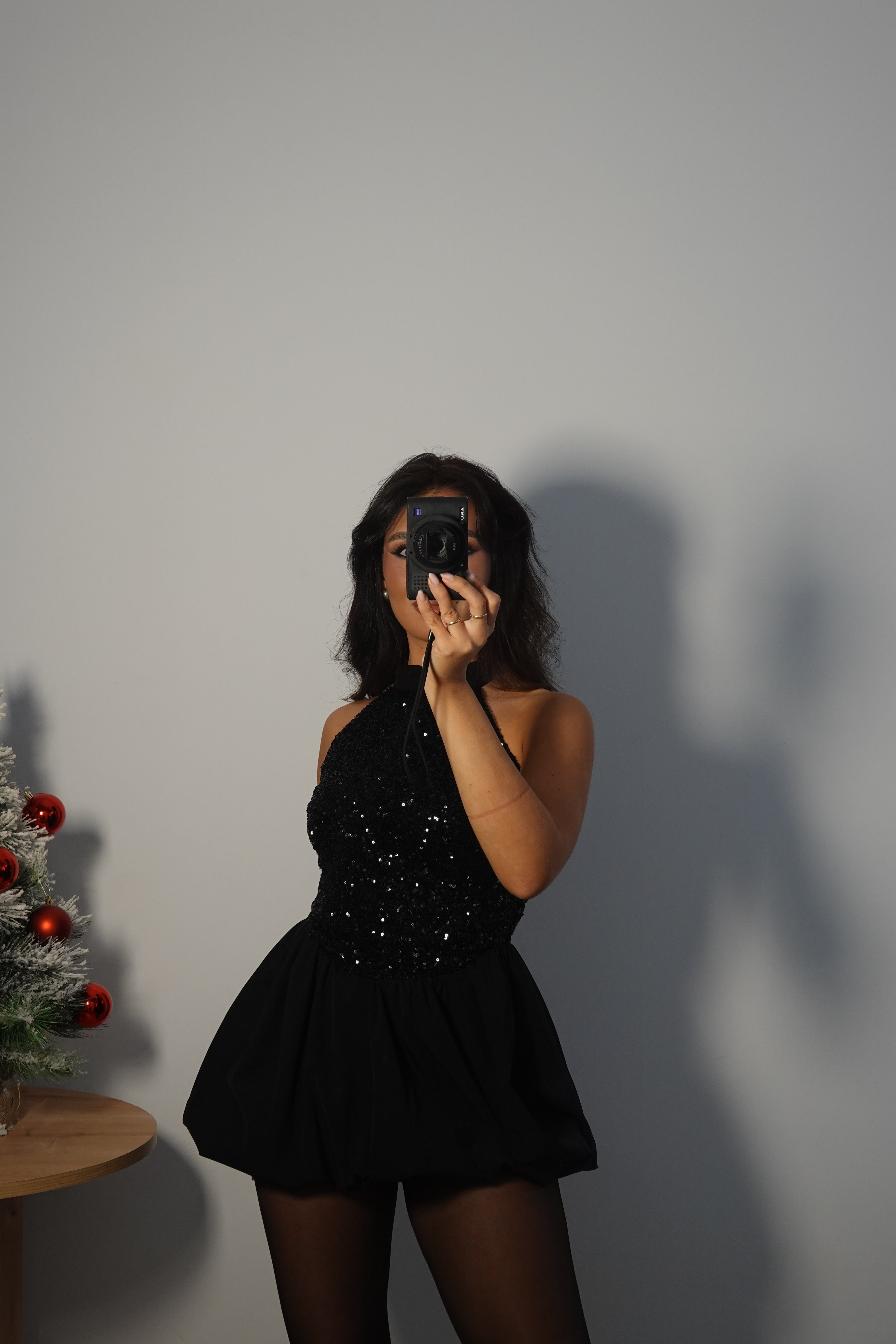 Vestido Lentejuela Halter