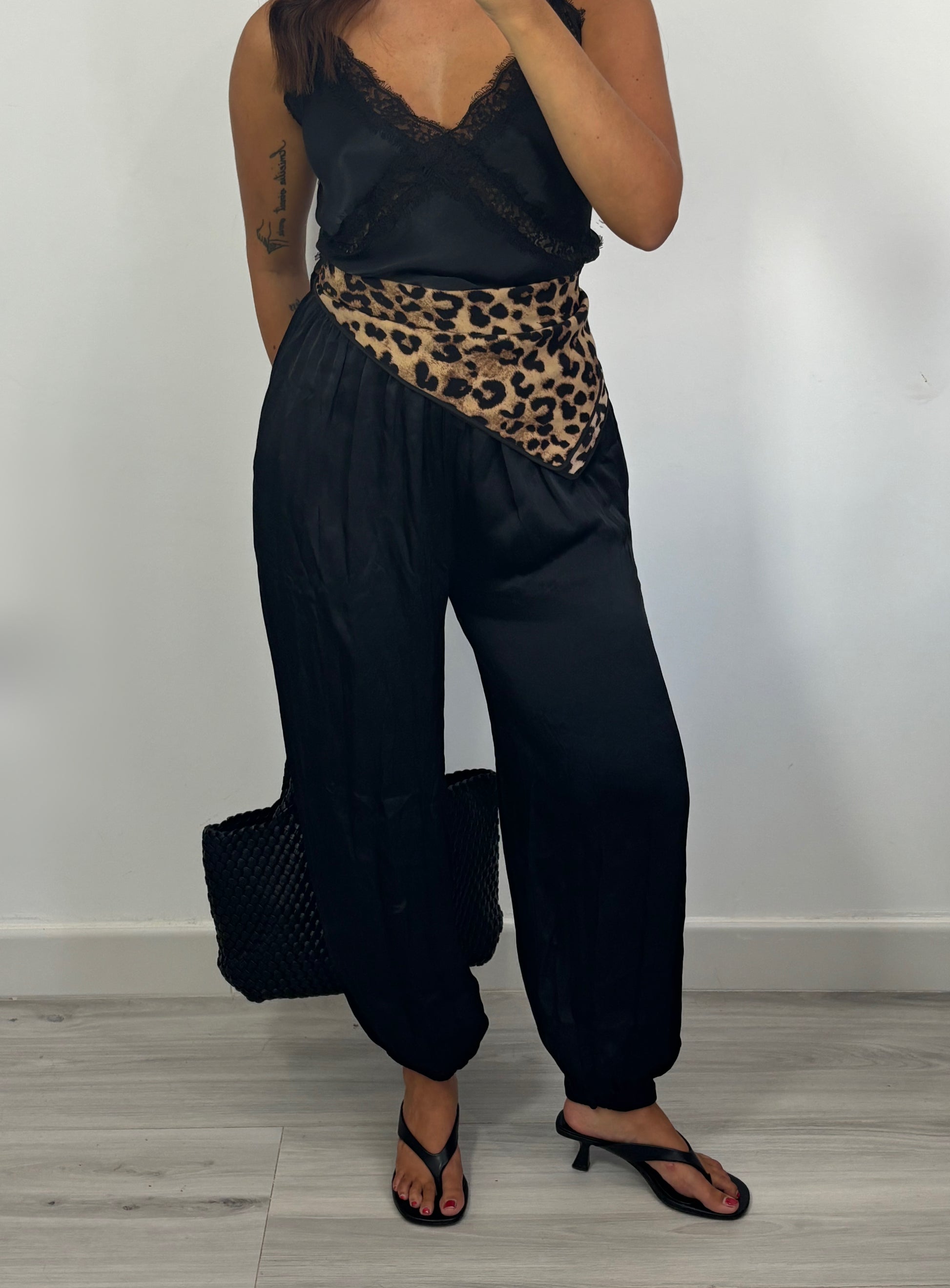 Pantalón Satinado Bombacho