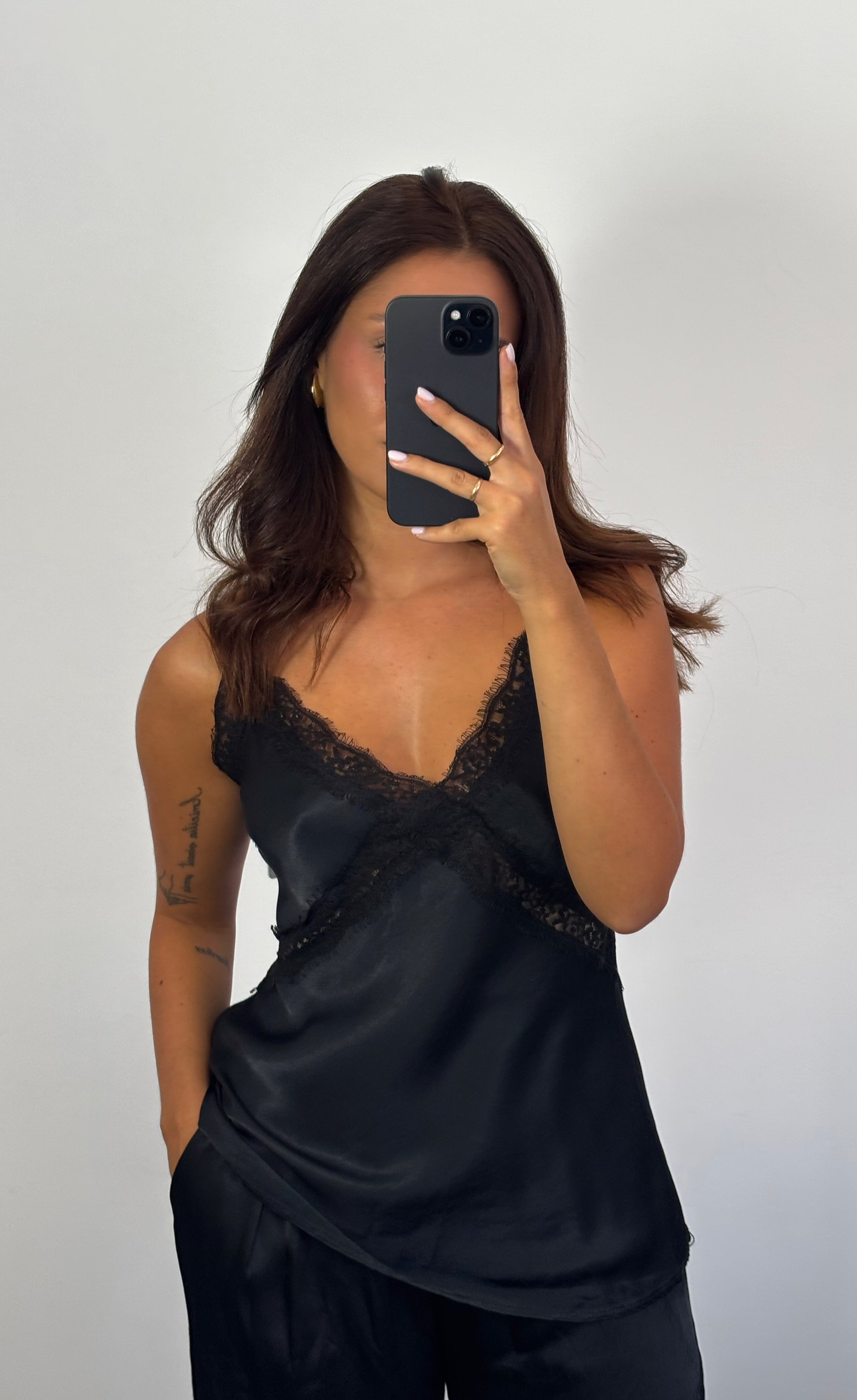 Top Lencero Negro