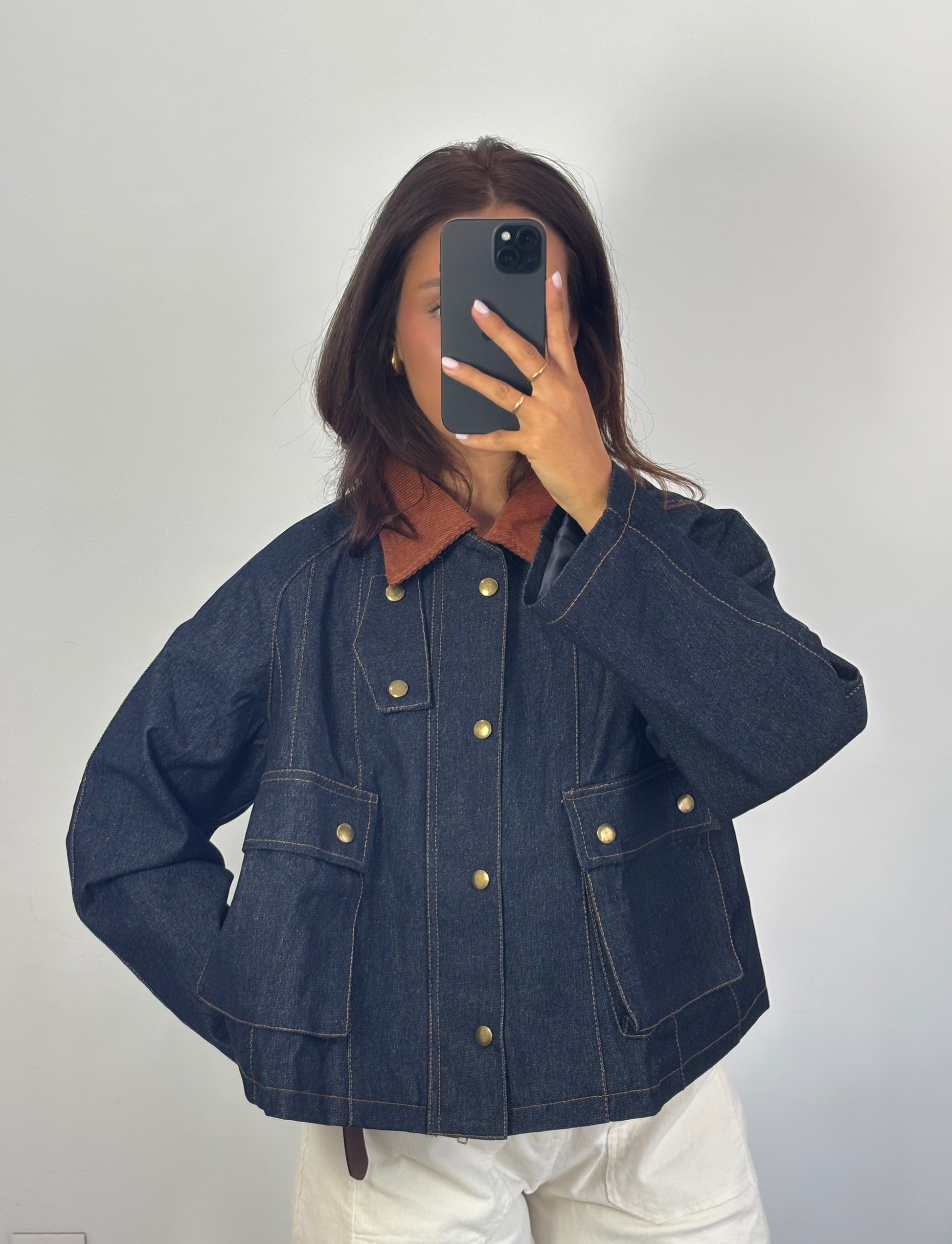 Cazadora Denim Detalle.