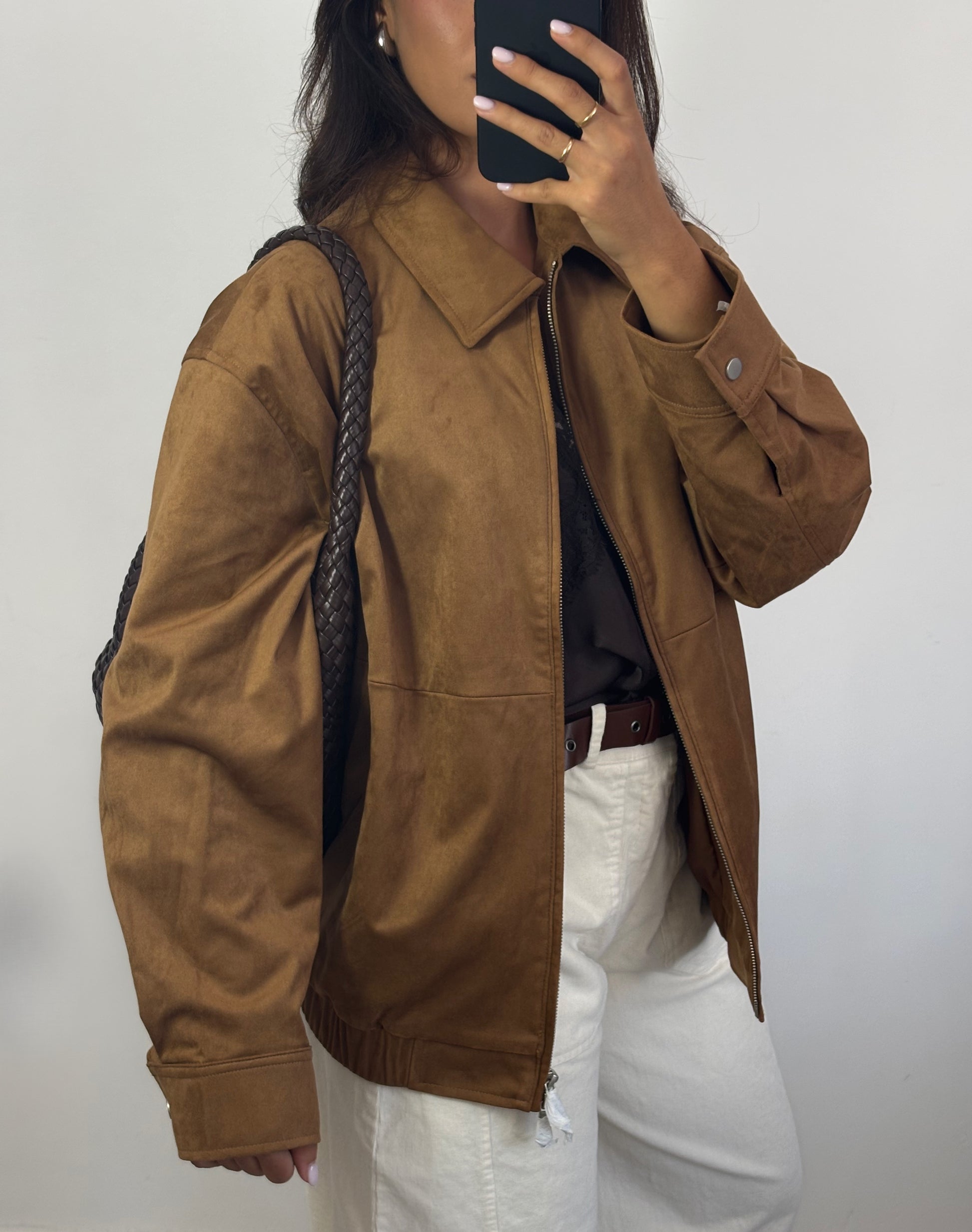 Bomber Oversize Antelina Camel