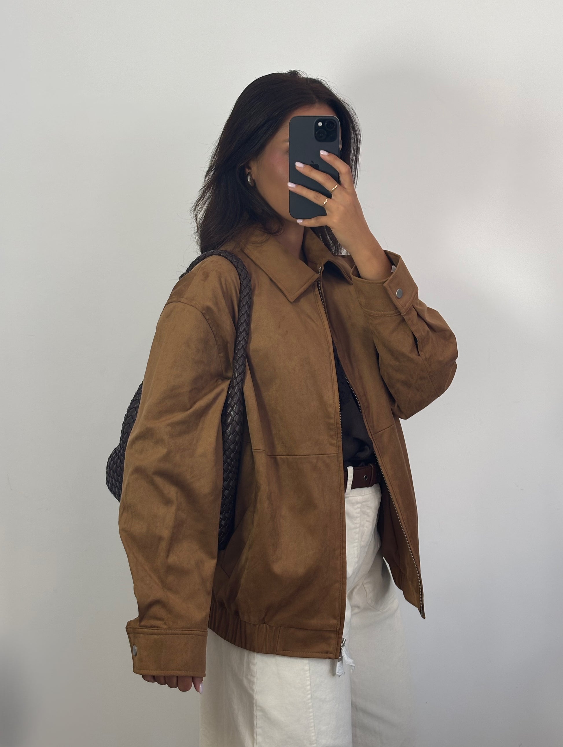 Bomber Oversize Antelina Camel