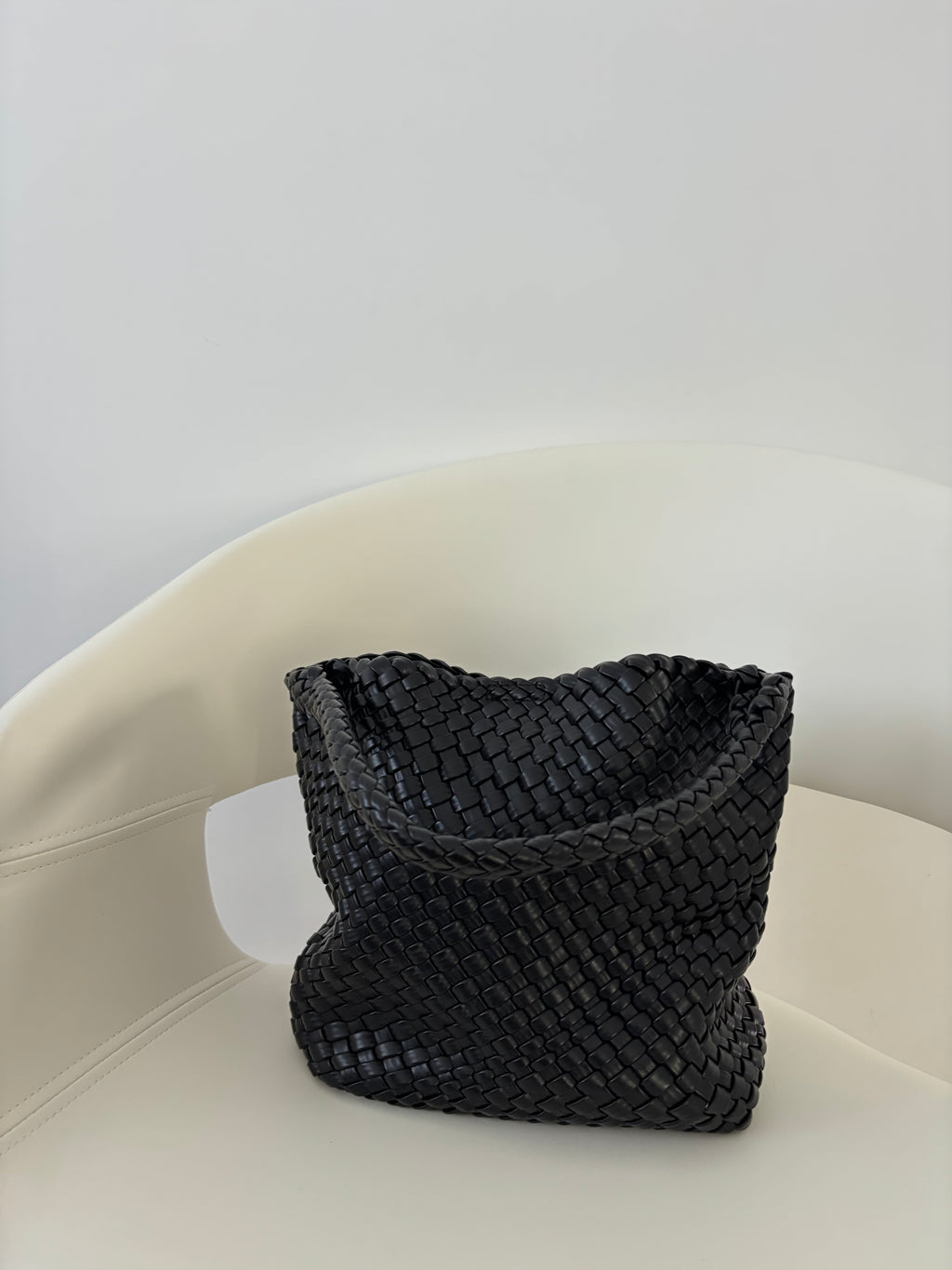 Bolso Trenzado Negro